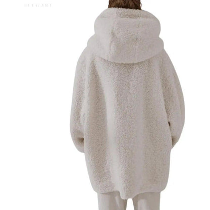Vikki – Varm og Koselig Fuzzy Fleece-hettegenser