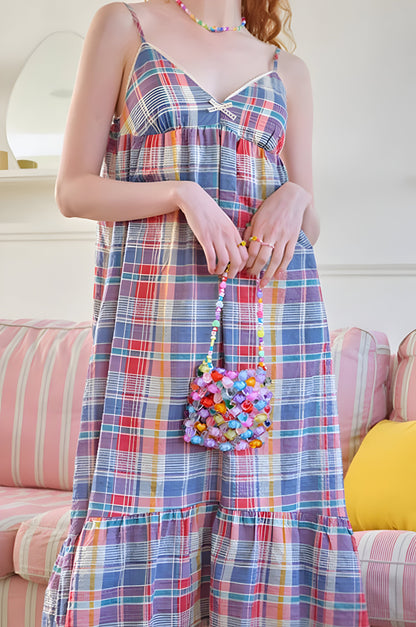 Pyjamassett For Kvinner - Sommersovertøy | Rutete Topp Og Shorts
