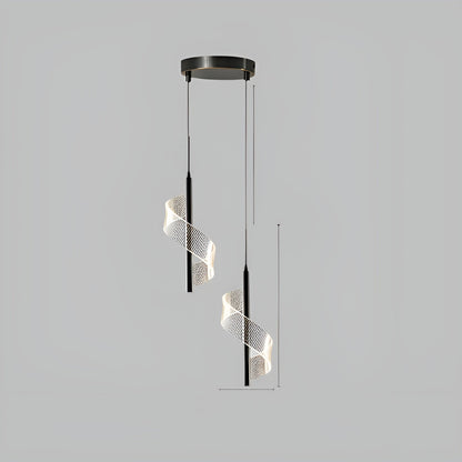 Moderne Taklampe – Skandinavisk Design med Akrylskjerm | Perfekt for Stue og Soverom