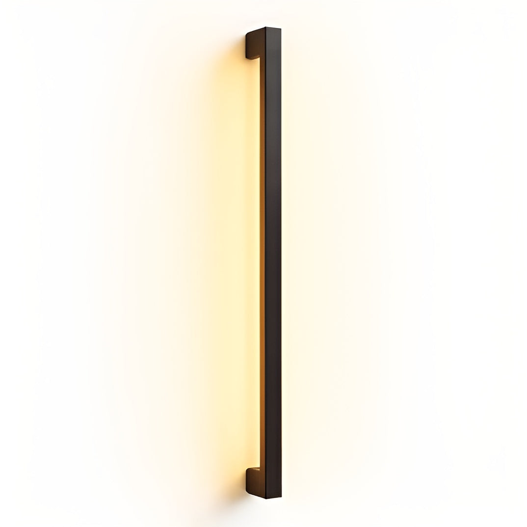 Smal Vegglampe i Sort – Moderne Langt Design | Perfekt for Gang, Soverom og Stue